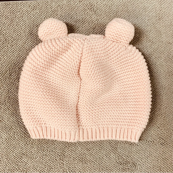 Baby Gap Garter Bear Hat in Milkshake Pink - Picture 4 of 4